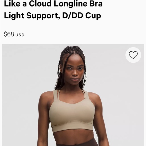 Lululemon Like A Cloud Longline Bra - Picture 5 of 6